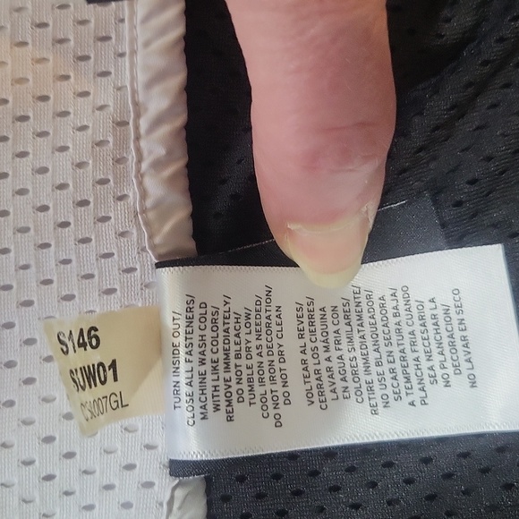 UMBRO Black White Half Zip Pullover Hooded Windbreaker Jacket - Kangaroo Pocket - Picture 10 of 15